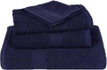 vidaXL - Badhanddoeken - 4 - st - 100x150 - cm - 360 - g/m² - 100% - katoen - marineblauw