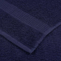 vidaXL - Badhanddoeken - 4 - st - 100x150 - cm - 360 - g/m² - 100% - katoen - marineblauw