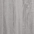 vidaXL - Boekenkast - 6-laags - 60x30x188 - cm - bewerkt - hout - grijs - sonoma