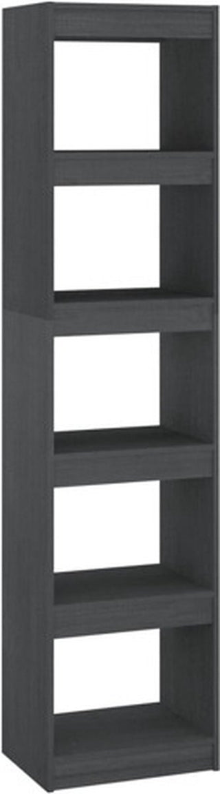 vidaXL - Boekenkast/kamerscherm - 40x30x167,5 - cm - massief - grenenhout - grijs