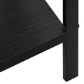 vidaXL - Boekenkast - met - 4 - schappen - 60x27,6x90,5 - cm - bewerkt - hout - zwart