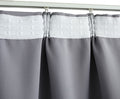 vidaXL - Gordijnen - verduisterend - met - haken - 2 - st - 140x245 - cm - grijs