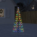 vidaXL - Lichtkegel - aan - vlaggenmast - 200 - meerkleurige - LED's - 180 - cm
