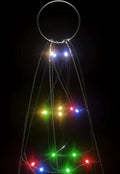 vidaXL - Lichtkegel - aan - vlaggenmast - 200 - meerkleurige - LED's - 180 - cm