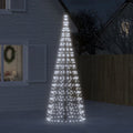 vidaXL - Lichtkegel - aan - vlaggenmast - 550 - koudwitte - LED's - 300 - cm