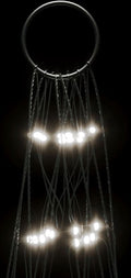 vidaXL - Lichtkegel - aan - vlaggenmast - 550 - koudwitte - LED's - 300 - cm
