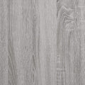 vidaXL - Nachtkastje - 40x35x50 - cm - bewerkt - hout - grijs - sonoma - eikenkleurig
