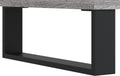 vidaXL - Nachtkastje - 40x35x50 - cm - bewerkt - hout - grijs - sonoma - eikenkleurig