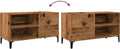 vidaXL - Platenkast - 84,5x38x48 - cm - bewerkt - hout - oud - houtkleurig