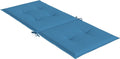vidaXL - Stoelkussens - 6 - st - hoge - rug - 120x50x4 - cm - stof - gemêleerd - blauw
