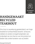 24Designs Metropole Hangend TV-Meubel Medium - B155 X H40 Cm - Teakhout