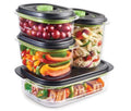 FoodSaver FFC022X - Voorraaddoos Ovaal 1,2 l - Zwart