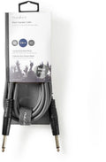 Nedis COTH23050GY30 - Speaker-kabel 300cm 6.35mm analoog - Grijs