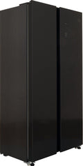 Exquisit CDJ445-040EB - Amerikaanse koelkast - 442 Liter - No Frost - Zwart
