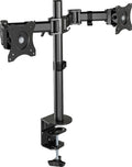 Neomounts NM-D135DBLACK - Monitorarm 2 schermen - 10-27 inch - Verstelbaar - Zwart