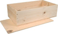Wijnkist | hout | 2 flessen | incl. Deksel | 340x184x95mm | 5 stuks