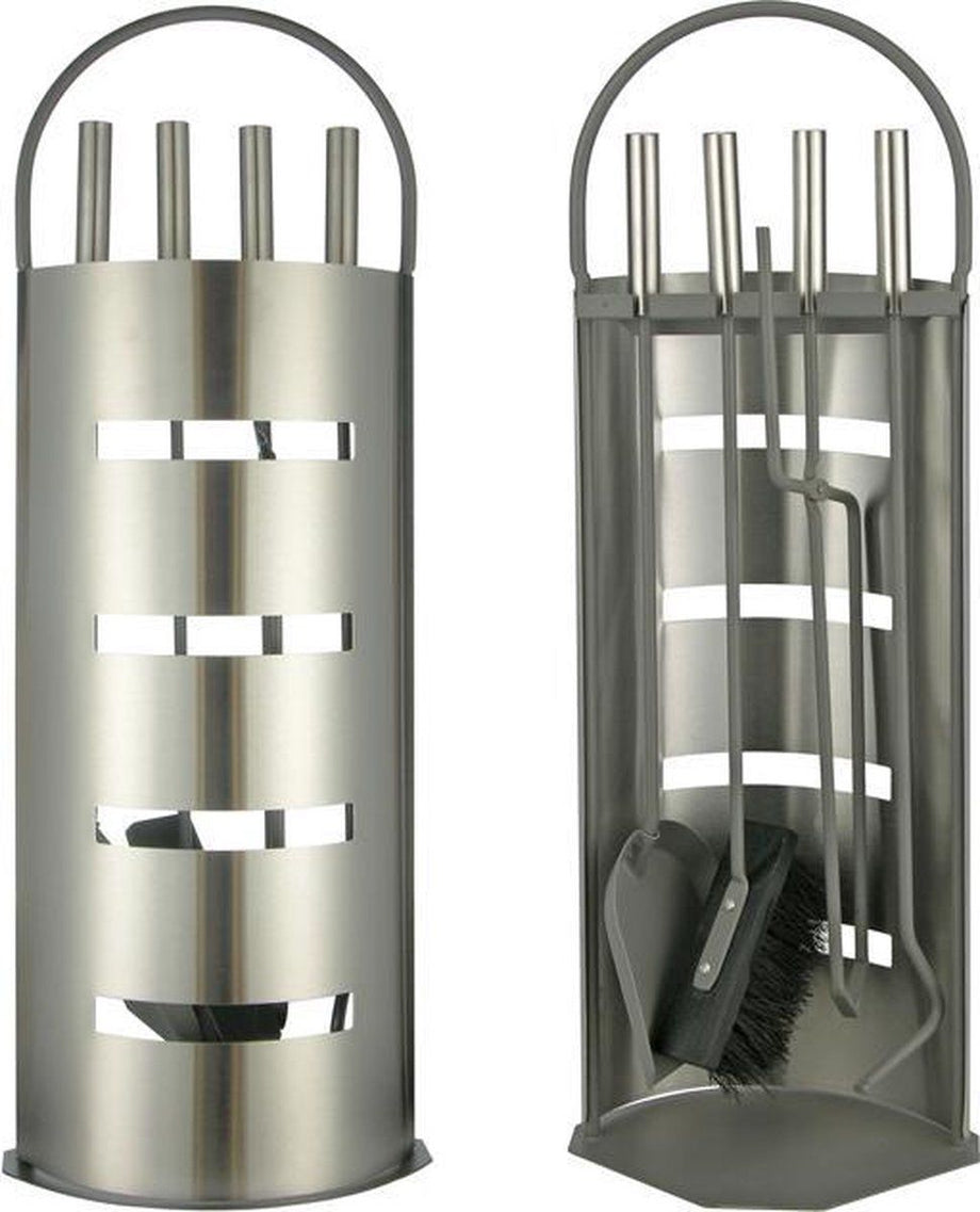 Haushalt Houtkachel Set - 5-delig - RVS