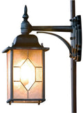 Konstsmide 7248 - Wandlamp - Neerwaarts 38cm E27 IP43 - zwart/zilver