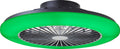 Brilliant Salerno - Plafondventilator - LED 40W - Dimbaar - Zwart