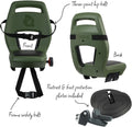 Qibbel Junior 6+ - Fietsstoeltje Achter - Quick Connect - Magic Green