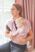 Babylonia Tricot-Slen Organic - Rekbare draagdoek - 100% biologisch katoen - Soft Pink