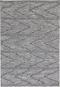 TERMAL - Laagpolig vloerkleed - Zwart - 160 x 230 cm - Katoen