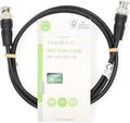 Nedis BNC-Videokabel - BNC Male - BNC Male - Vernikkeld - 75 Ohm - 1.00 m - Zwart