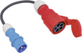 AS Schwabe 61373 Stroom Adapterkabel 16 A Zwart 0.3 m H07RN-F 3G 2,5 mm²