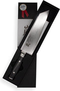 Yaxell Ran Kiritsuke 20 cm - 69 Lagen Damaststaal - VG10 Staal - 61 HRC - Canvas-Micarta Heft