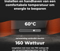 AENO GH4S - Infraroodkachel - 700W Bluetooth WIFI - Zwart