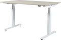 Zit Sta Bureau - Plus Elektrisch 140x80 Havana Kersen -wit frame