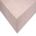 Zo Home Lino Hoeslaken Katoen 35cm Hoek Linnen Look - 160x200cm - shell nude