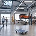 BRASQ Plateauwagen Inklapbaar - Transportkar - Draagvermogen 150 KG - Stalen frame - Zilver