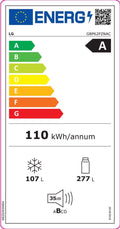 LG GBP62PZNAC - Koelvries-combinatie - Total No-Frost - Platinum Zilver